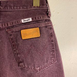 Vintage Wrangler Denim Purple Jeans